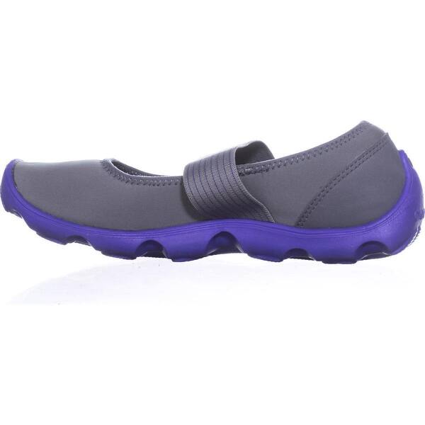 Shop Crocs Duet Busy Day Girl S Mary Jane Flats Graphite Ultraviolet 8 Us Overstock 21139213