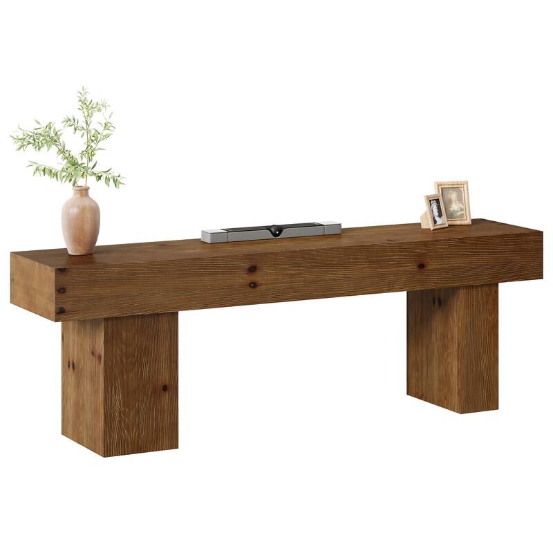 Solid Wood Television Stand for 55/60/65/75 Inch TVs, TV Entertainment Center Media Console Table for Living Room Bedroom