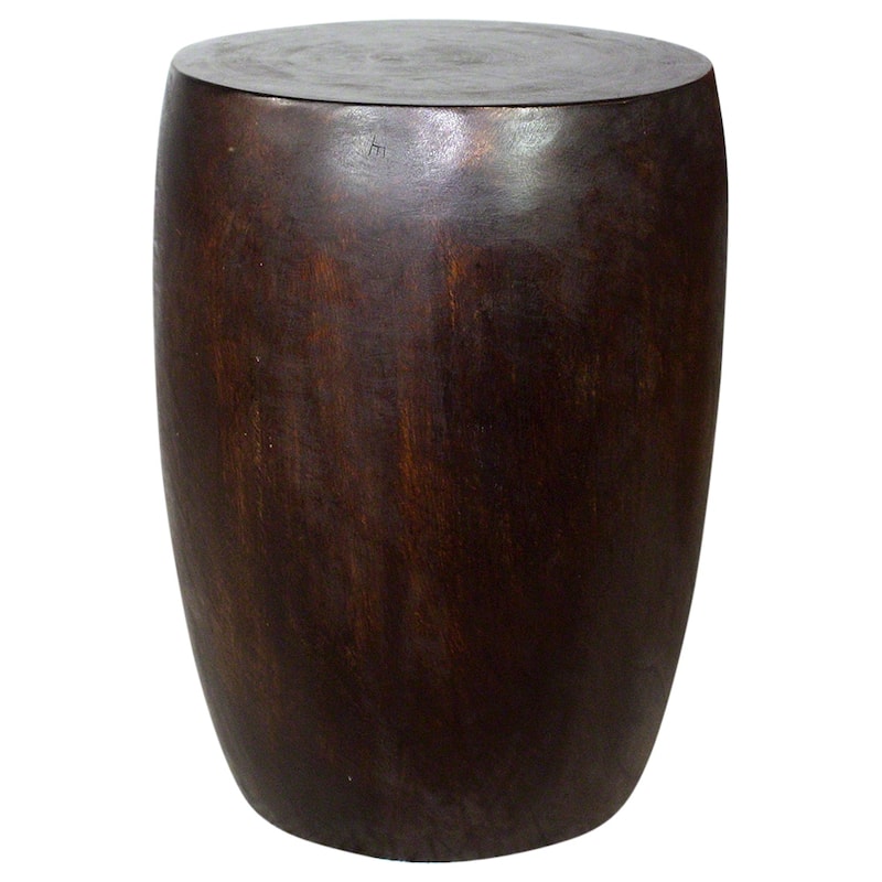 Haussmann® Wood Merlot End Table 15 D x 20 inch High Dark Walnut Oil - 15" x 15" x 20"