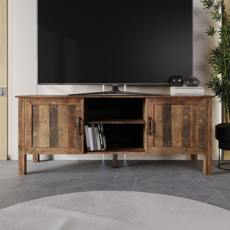 Clayfell Topeka 55" TV Stand - Vintage Oak