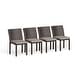 preview thumbnail 1 of 5, Popham Wicker Stacking Chair (Set of 4) by Havenside Home