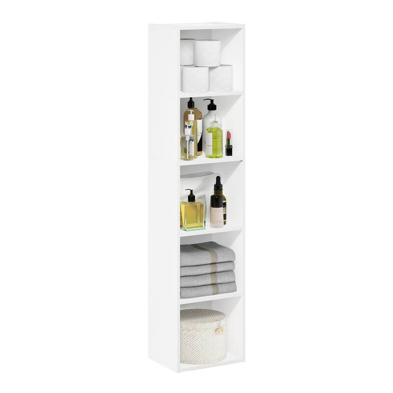 Furinno Pasir 5-Tier Open Shelf Bookcase