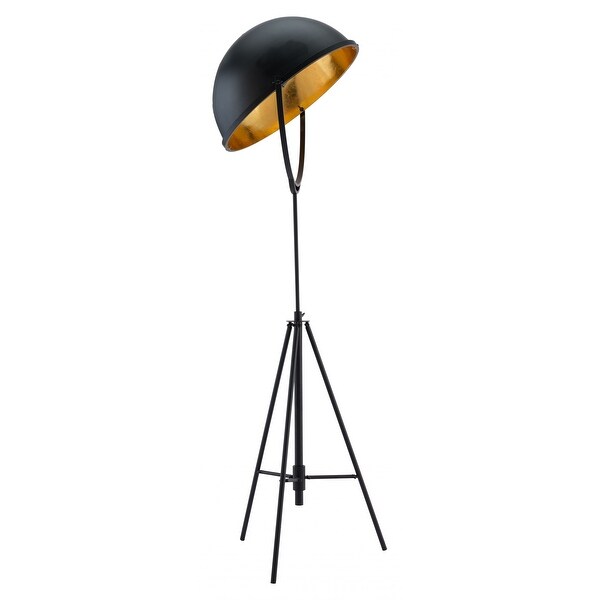 Black and Brass Retro Tripod Floor Lamp Antique Black Bed Bath Beyond 34737325