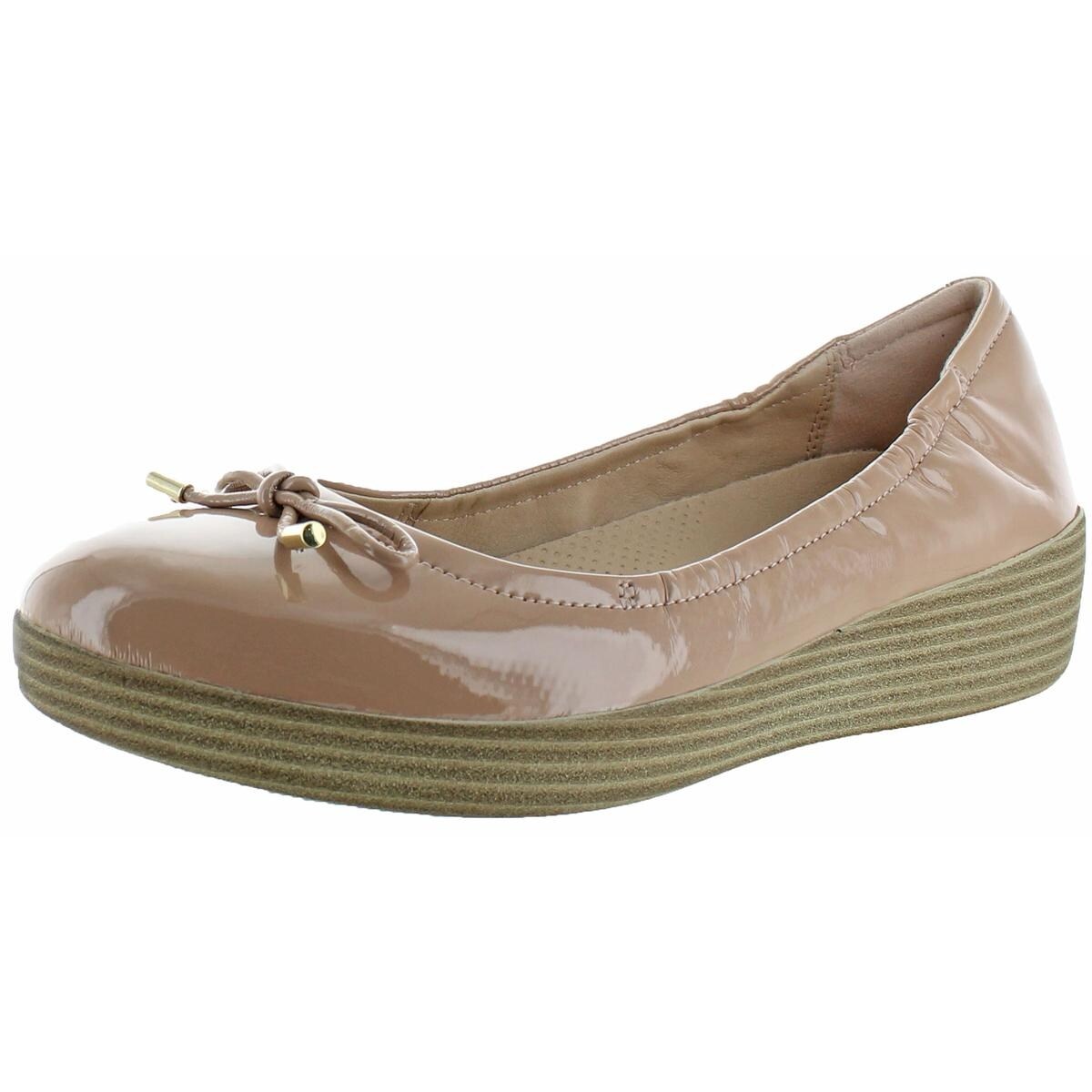 superbendy leather ballet flats