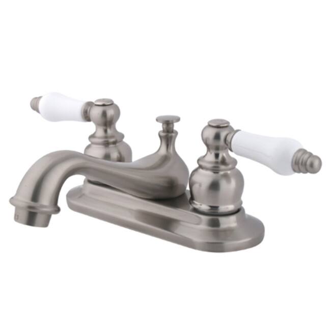 Kingston Brass Restoration 1.2 GPM Deck Mounted Centerset Bathroom
