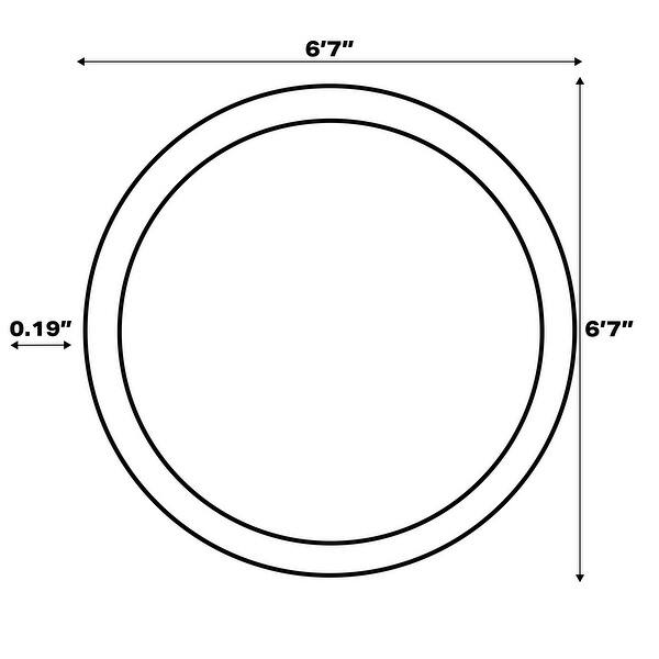 dimension image slide 6 of 28, JONATHAN Y Filigree Textured Weave Indoor/Outdoor Area Rug