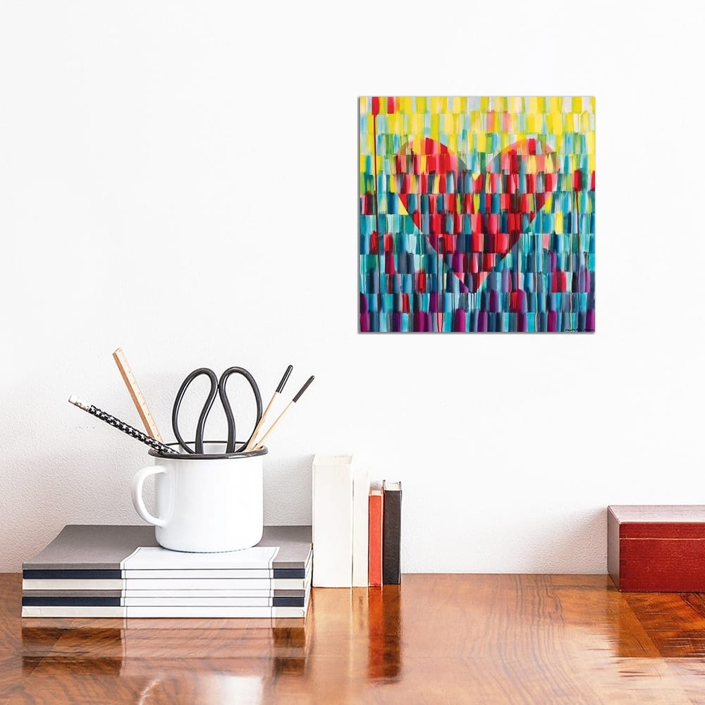 iCanvas "Big Love Heart" by Rashelle Roos Canvas Print