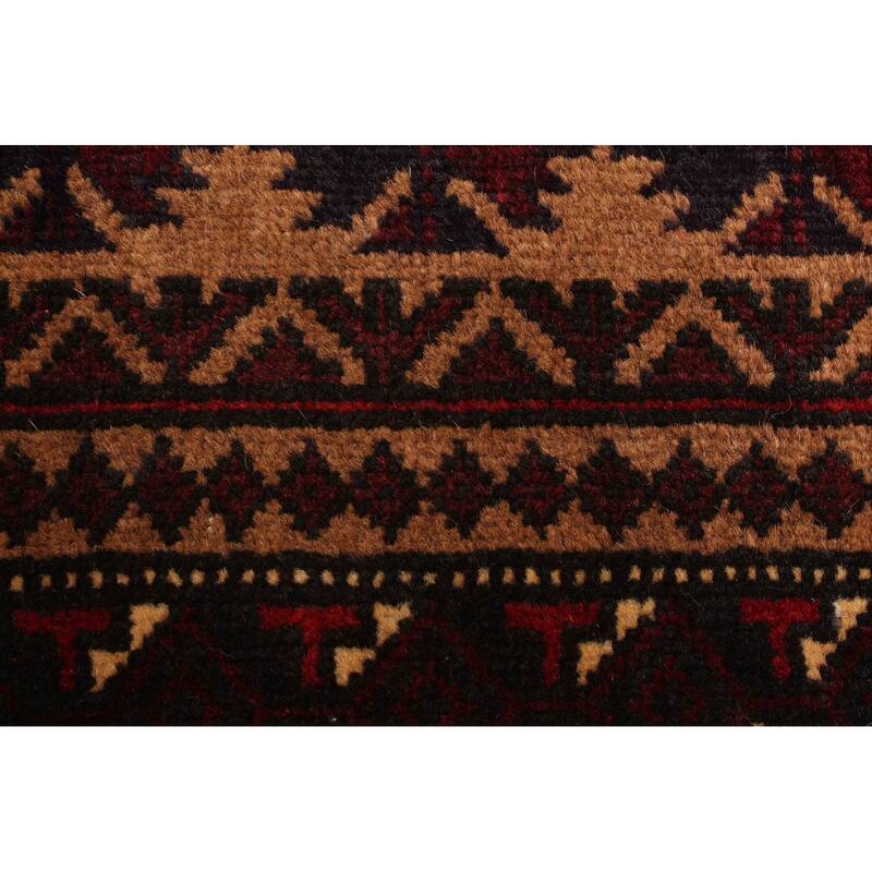 ECARPETGALLERY Hand-knotted Teimani Brown Wool Rug - 2'10 x 4'9