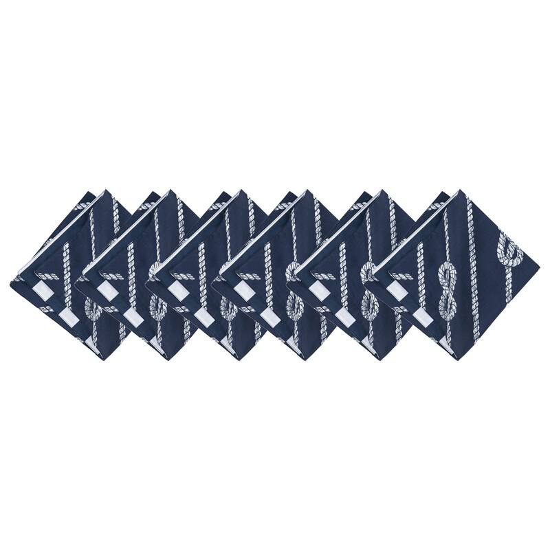 Oliver Cotton Reversible Napkin Set of 6 - Set of 6