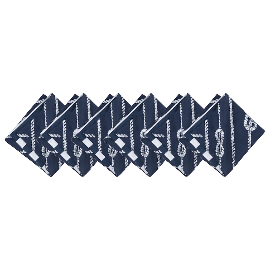 Oliver Cotton Reversible Napkin Set of 6 - Set of 6