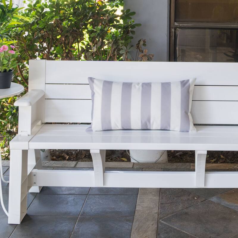 Olivia Striped Outdoor Throw Pillow