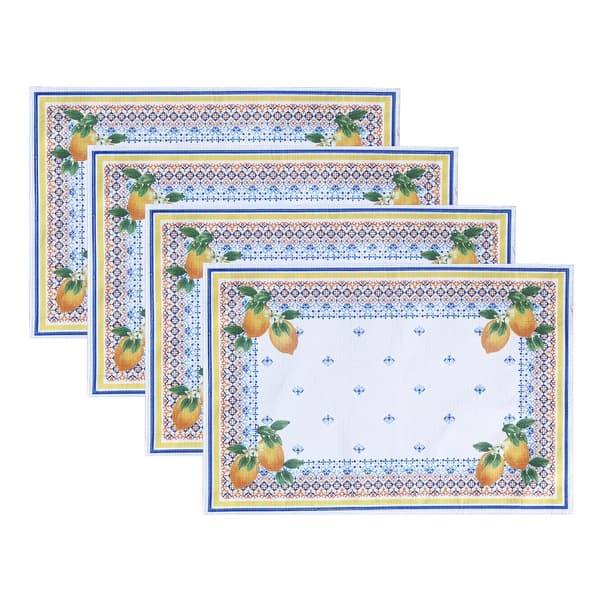 Capri Lemon Placemat, Set of 4