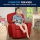 preview thumbnail 135 of 191, Contemporary Kids Recliner with Cup Holder