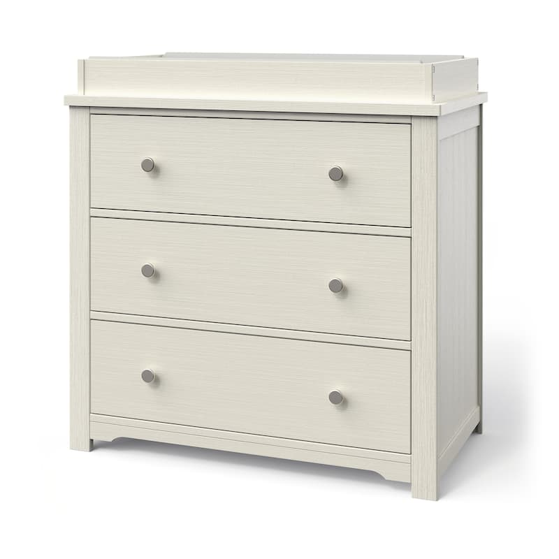 Forever Eclectic Harmony 3-drawer Dresser with Dressing Kit - Brushed Cotton