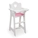 preview thumbnail 7 of 15, Badger Basket Doll High Chair with Accessories and Free Personalization Kit
