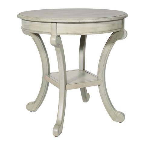 Copper Grove Korostyshiv Hand-painted Transitional Accent Table