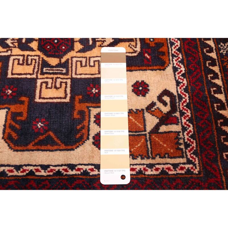 ECARPETGALLERY Hand-knotted Teimani Beige Wool Rug - 3'11 x 6'1