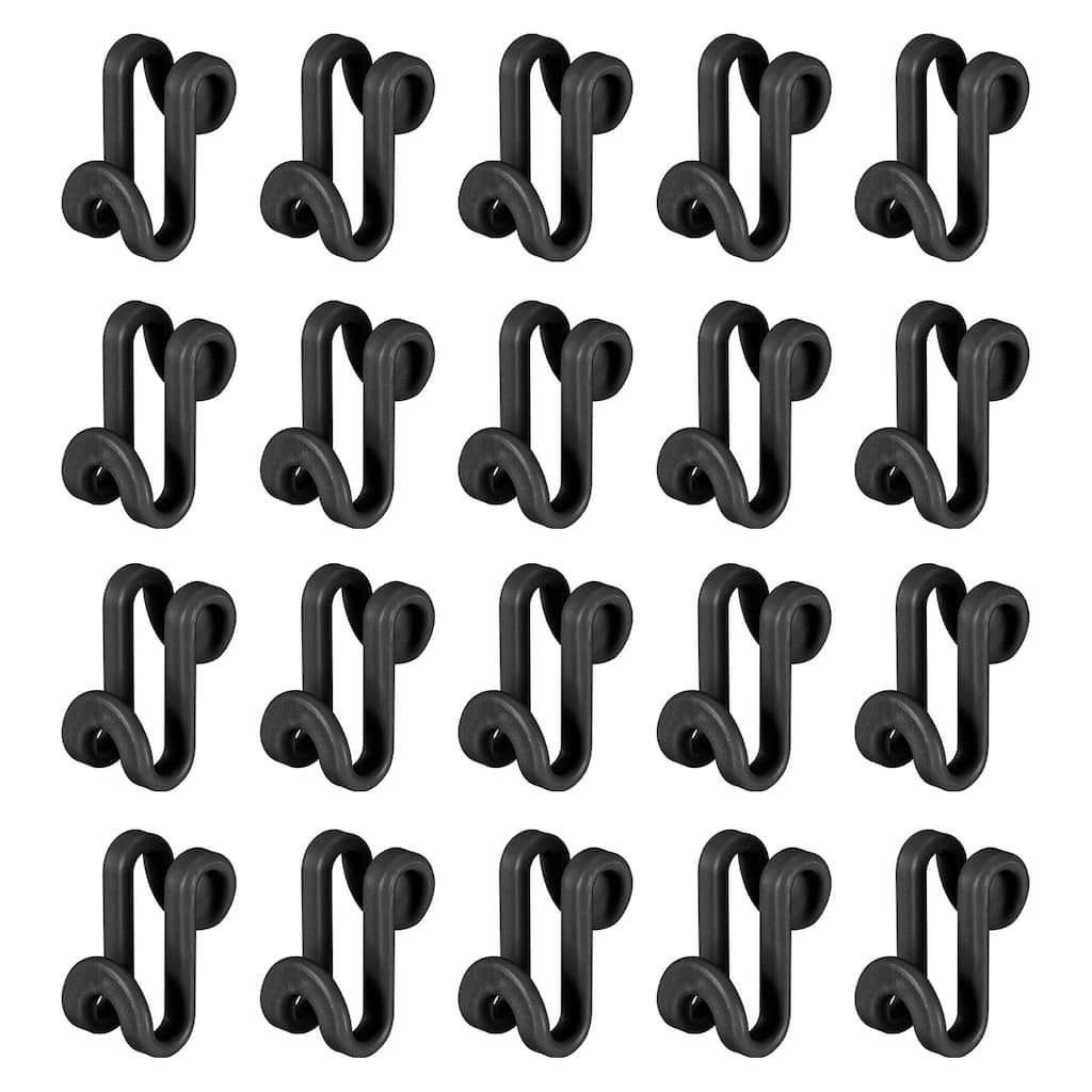 Clothes Hanger Connector Hooks, 20Pcs - ABS Hanger Extender Hooks
