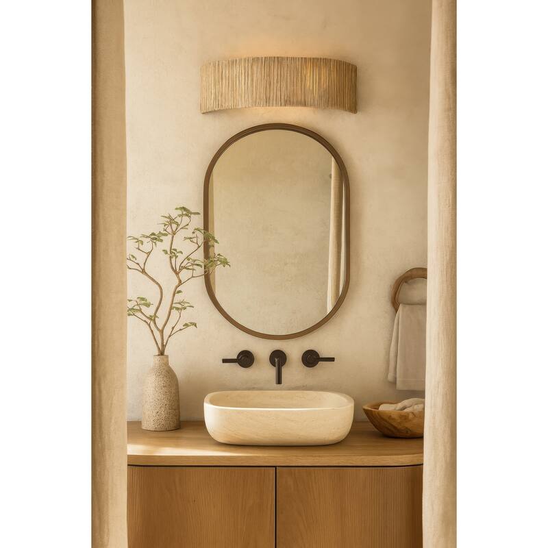 Varaluz Jacob's Ladder Bathroom Vanity Light - French Gold - 5"D x 18"W