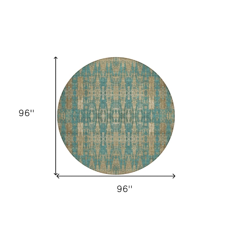 HomeRoots Moroccan Transitional Rectangle Outdoor Rug