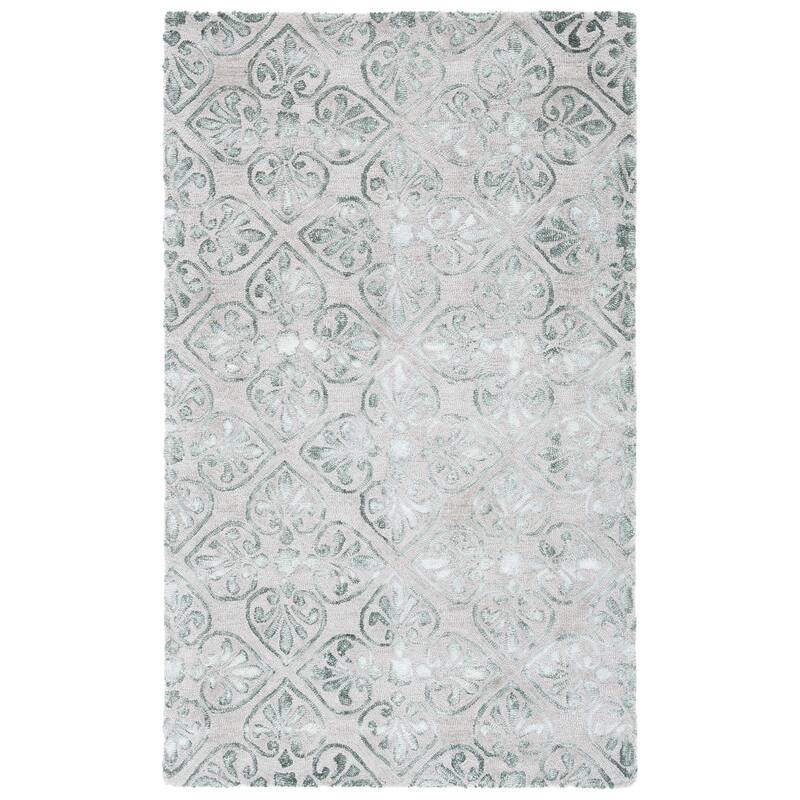 SAFAVIEH Handmade Dip Dye Sholeh Watercolor Vintage Boho Wool