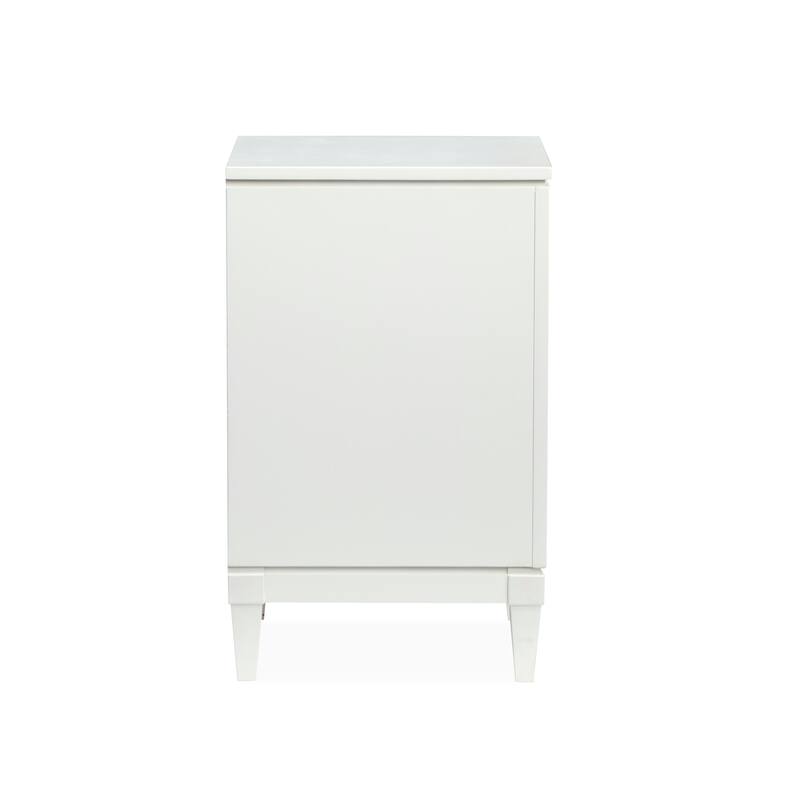 Magnussen Home Springhouse Whisper White Drawer Nightstand