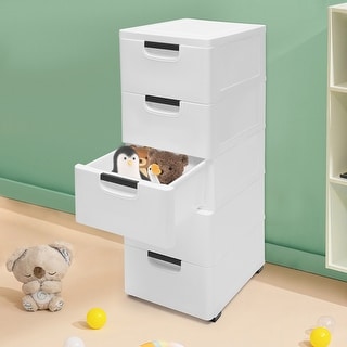 5 Drawers Dresser Vertical Clothes Storage Tower Cabinet - On Sale ...