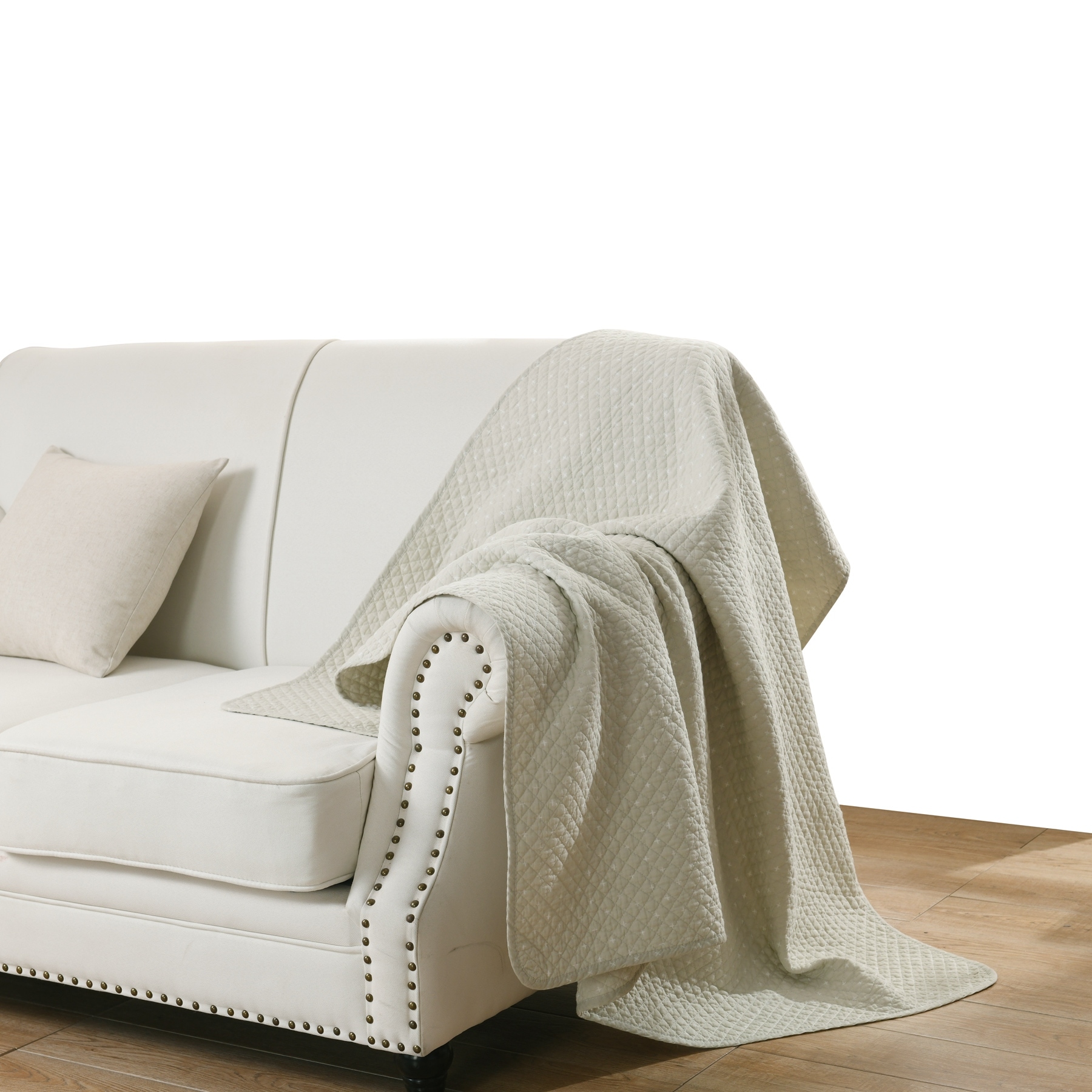 Cotton Quilt Quilted Throw Decorative Throw Blanket 50 By 60 Inches