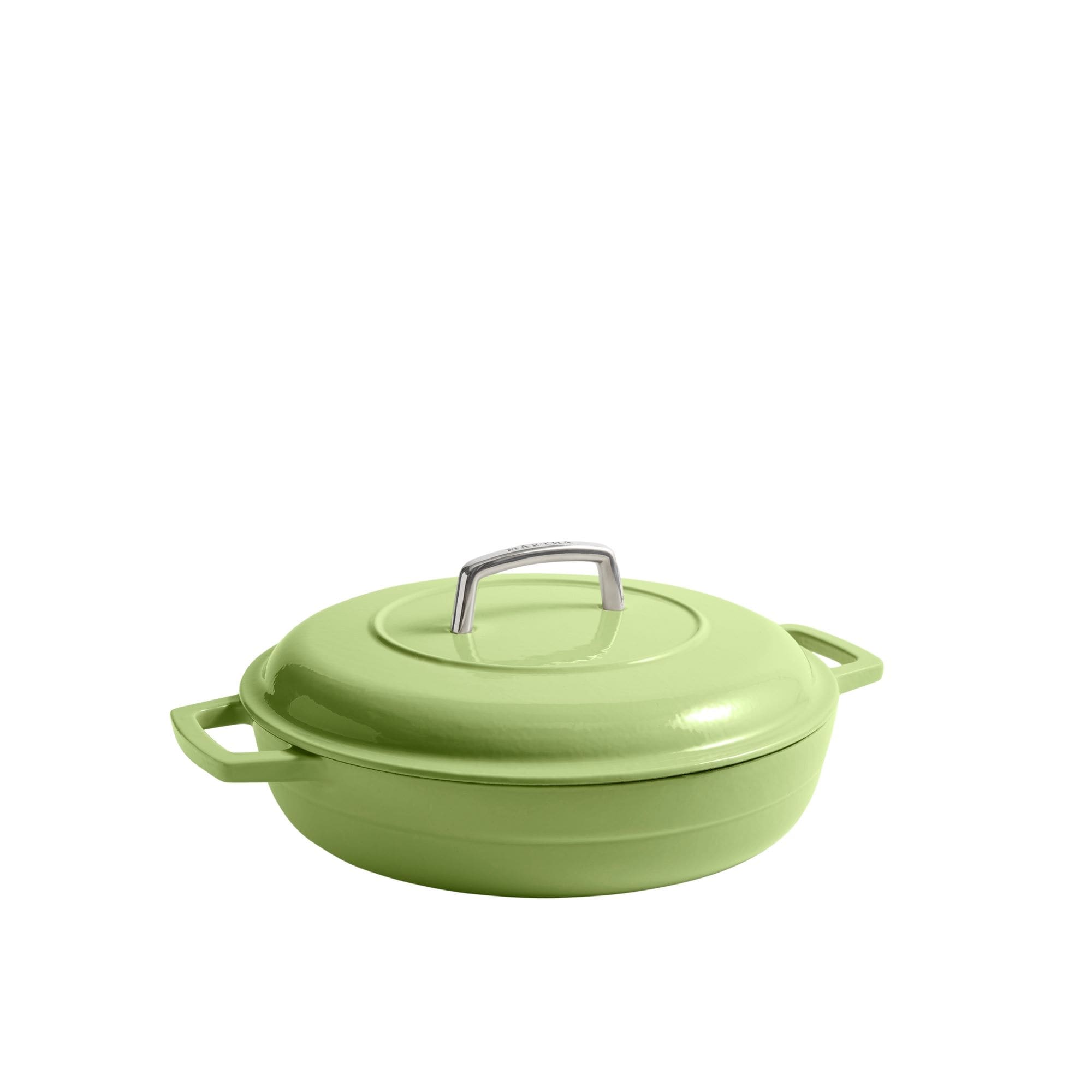 Martha by Martha Stewart 3.5 QT Enameled Cast Iron Braiser w/ Lid