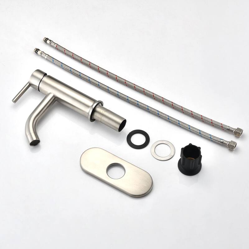 PROOX Single Lever Handle Bathroom Single Hole Basin Stainless Steel Faucet