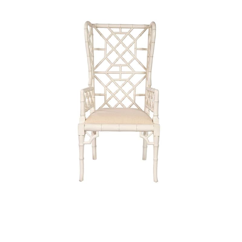 Regency Mahogany Wingback Chair, Neutral