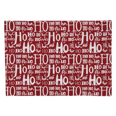 Placemats With Ho Ho Ho Design (Set of 4)