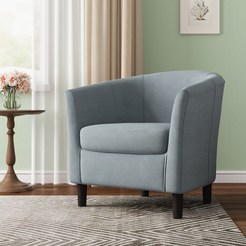 Modern Accent Chair Upholstered Barrel Chair