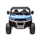 preview thumbnail 85 of 95, Electric 24V Ride-On Dump Truck for Kids, 2 Seater with Remote Control, Non-Slip Tires, and Storage Space