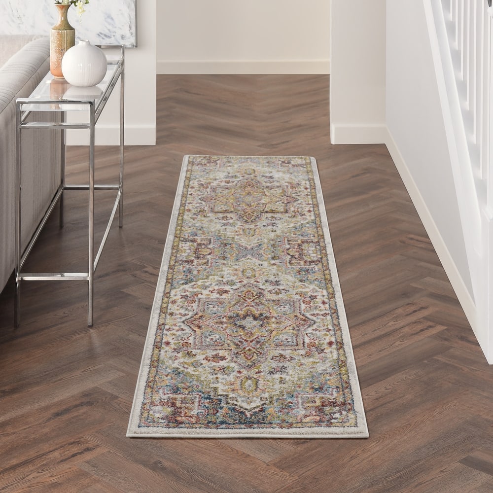 Nourison Soraya Modern Persian Medallion Area Rug