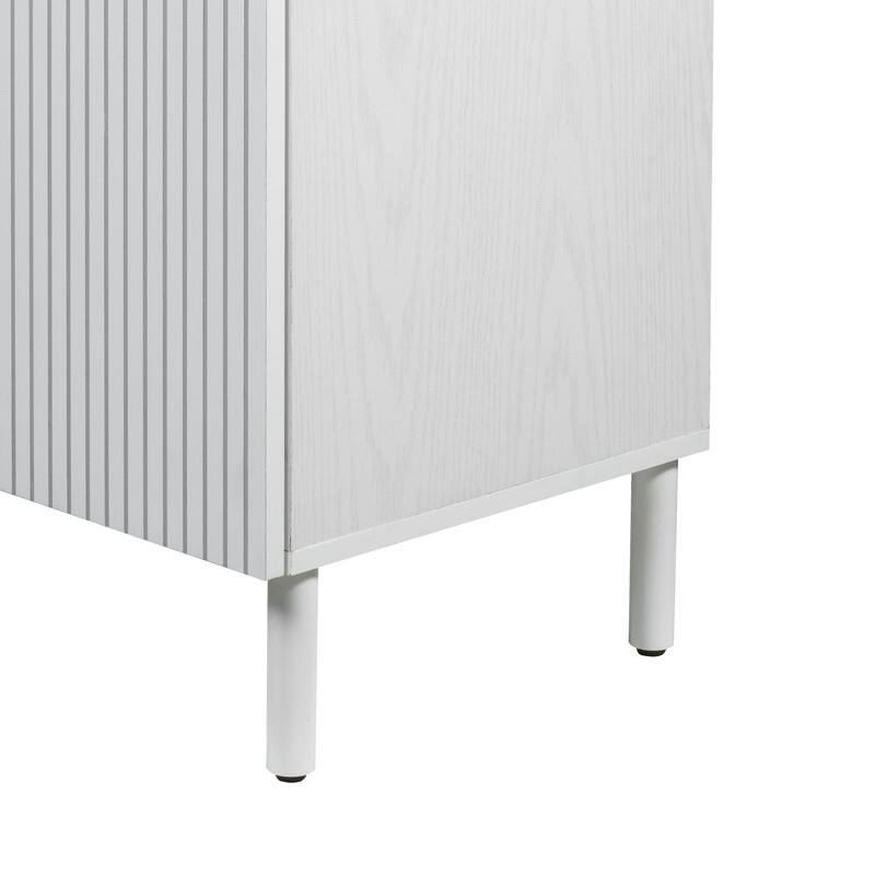 Merk White Cabinet 2 Door