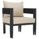 preview thumbnail 10 of 17, SAFAVIEH Outdoor Patio Furniture Viola Chair (Set of 2) - 28"W x 28"D x 26"H