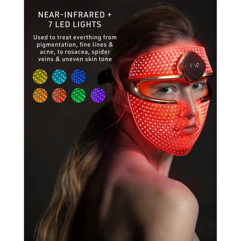 Foreo FAQ 202 Wireless Silicone LED Red Light Therapy Face Mask Anti-aging Wrinkle Reduction