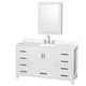 Option White, Chrome Trim, White Quartz Top