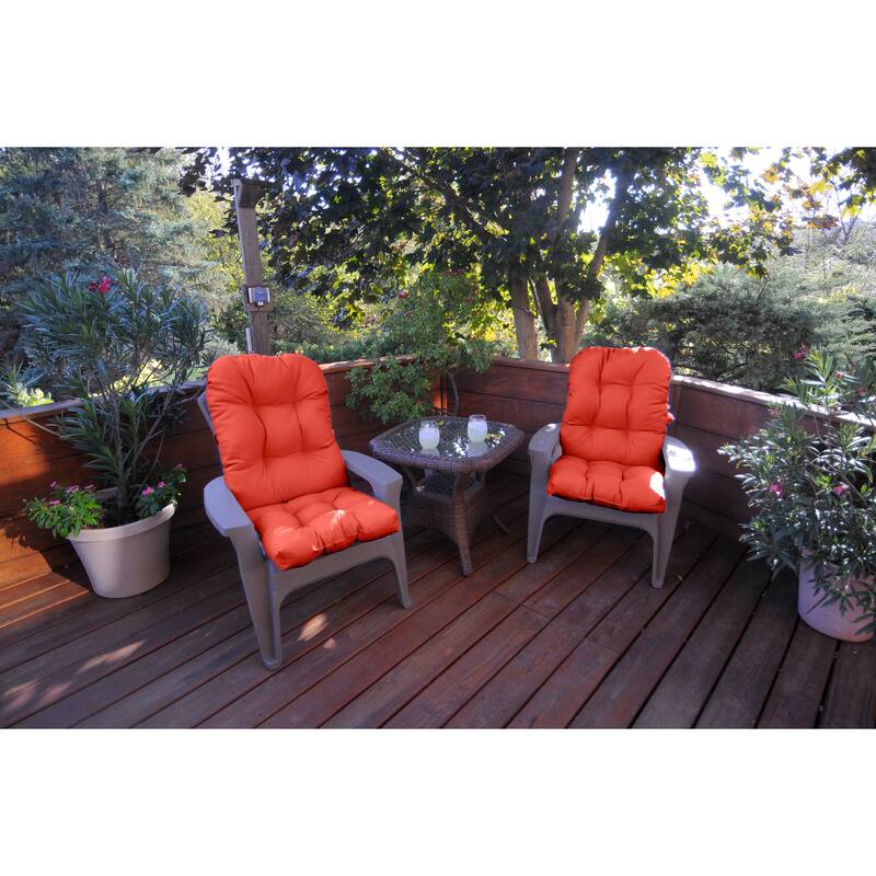 Outdoor Adirondack-style Patio Chair Cushion