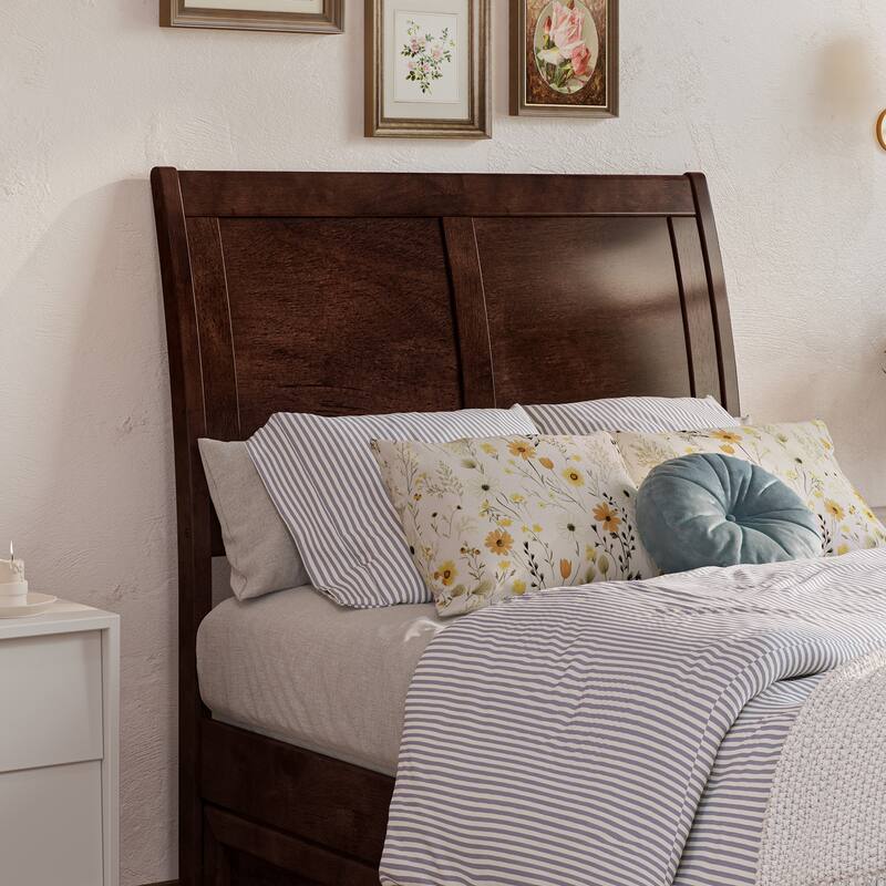 Andorra Platform Bed with Panel Footboard and Storage Drawers