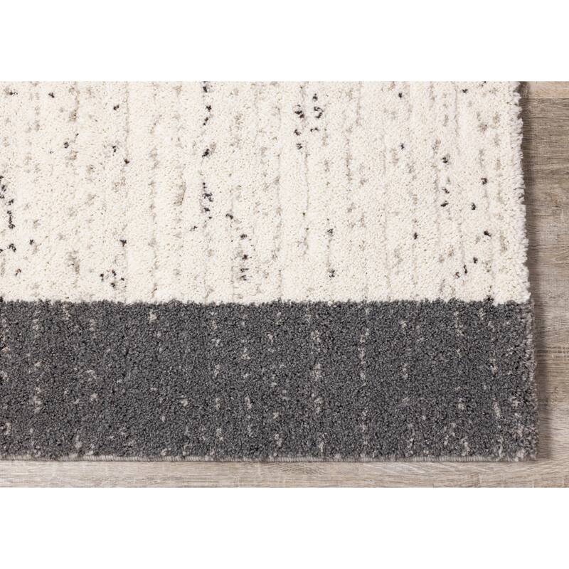 Ryan Collection - Cream/Grey Rectangles Rug