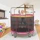 preview thumbnail 6 of 39, Kids Trampoline, Adjustable Toddler Trampoline with Safety Enclosure