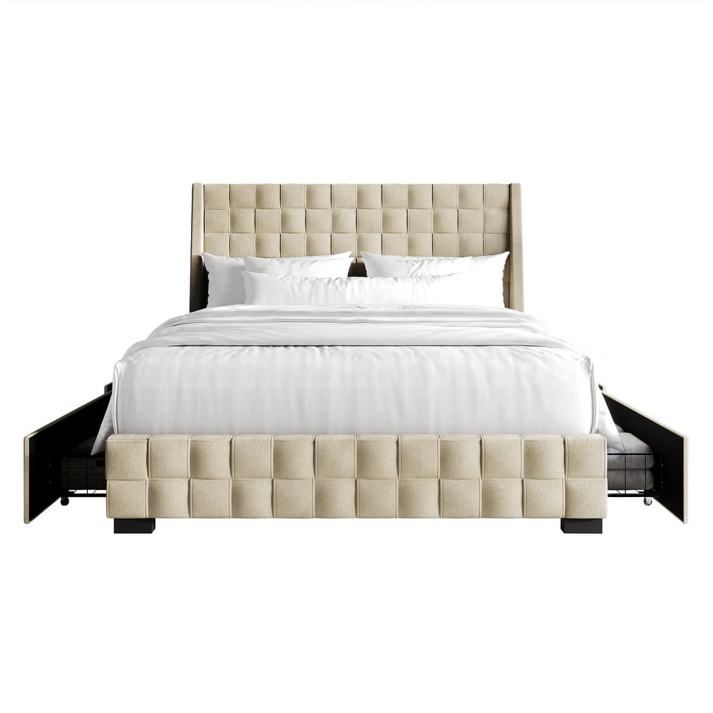 CraftPorch Minimalist Platform Bed