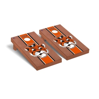 College Vault Pacific Tigers Rosewood Cornhole Board Set