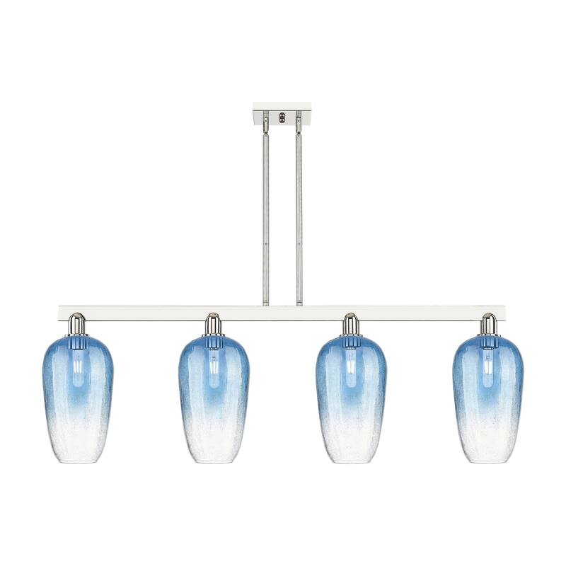 Innovations Lighting Urban Downtown - Brookhaven Flute - 4 Light 48" Stem Hung Island Light