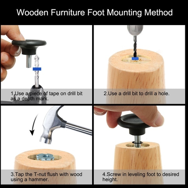 bed frame leveling feet