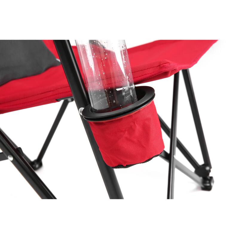 Portable Collapsible Chair with Cup Holder,Support 250LBS