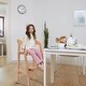 preview thumbnail 6 of 5, High Chair Wooden for Toddlers Junior Childs, Sturdy Dining Feeding Chair with Steps Grows with Child, Max 60kg