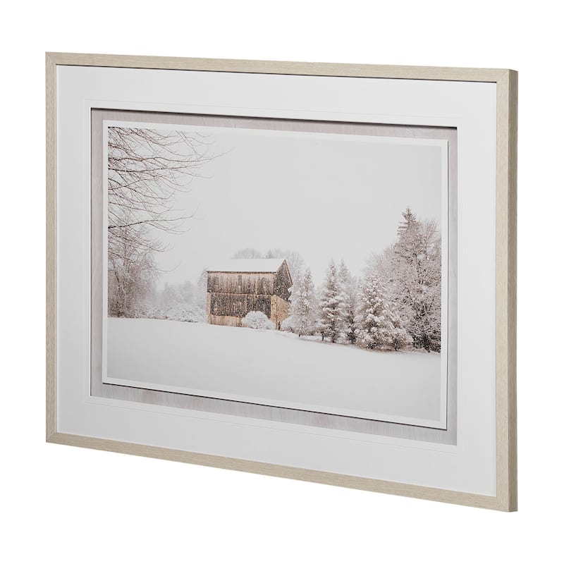 First Snow Framed Art Print